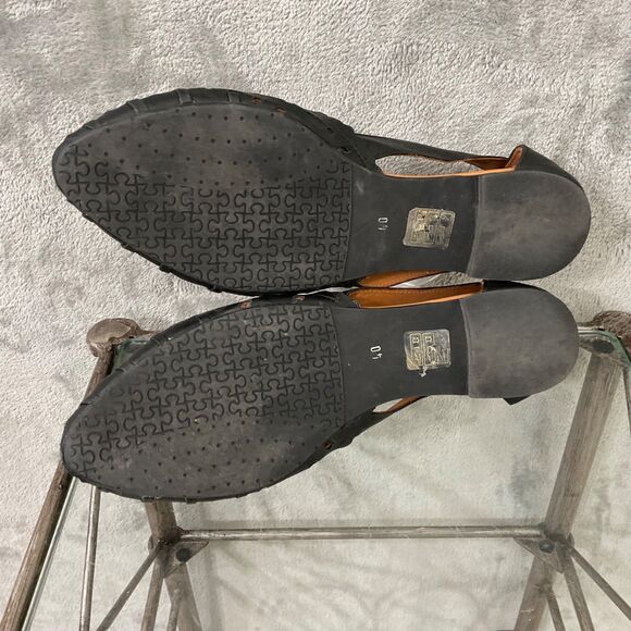 Spring Step DELORSE Shoes Black Leather Flats Sandals Women's 40/US 9 - Picture 10 of 13